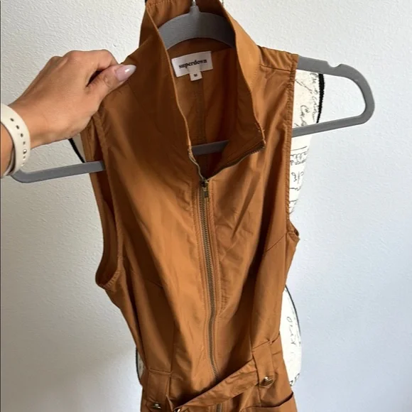 superdown Brown Sleeveless Dress - Picture 4 of 6